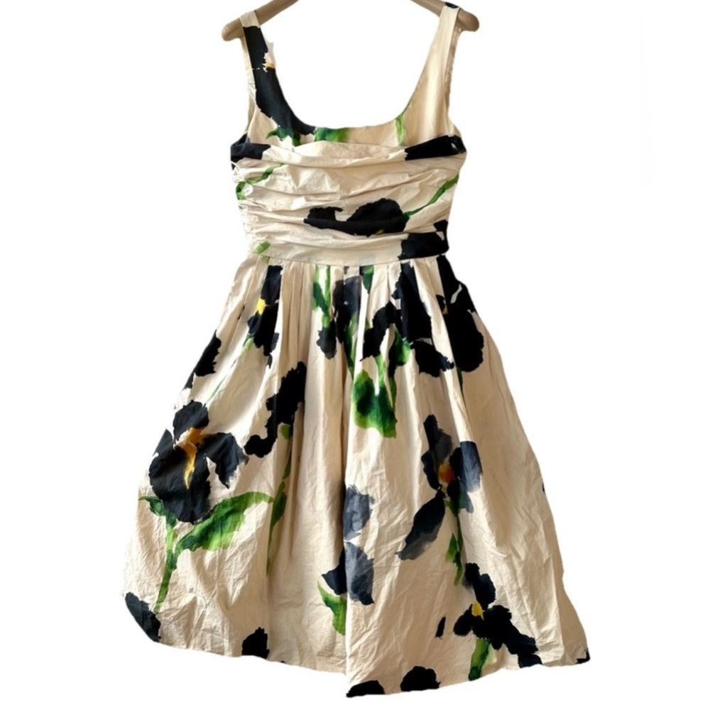 EUC MOSCHINO Cheap and Chic floral dress with back bow, size 40